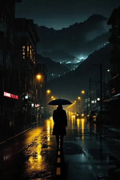 精东影视 山城夜雨 高清海报